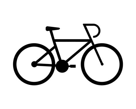 Bicycle Icon Svg Png  Eps Pdf Clipart Vector Etsy