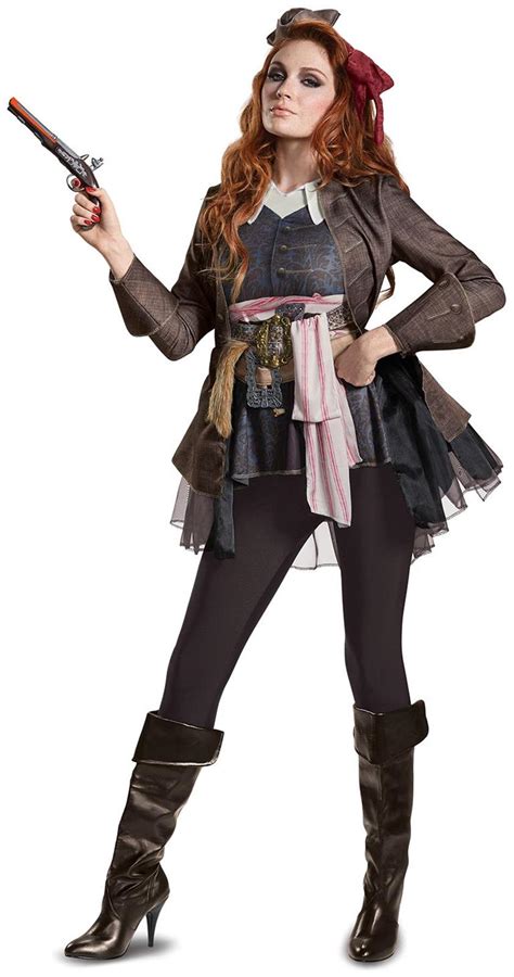 Pirates Of The Caribbean 5 Captain Jack Female Deluxe Adult Costume