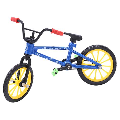 Finger Toy Mini Mountain Bike Bicycle Bike Model Sets Blue In Model