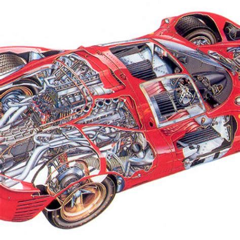 Car Cutaways Youll Want For Your Office Wall