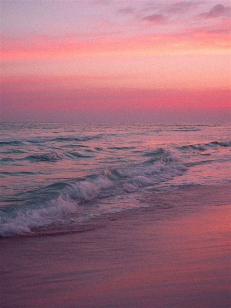 Pink Beach Sunset Wallpapers Top Free Pink Beach Sunset Backgrounds