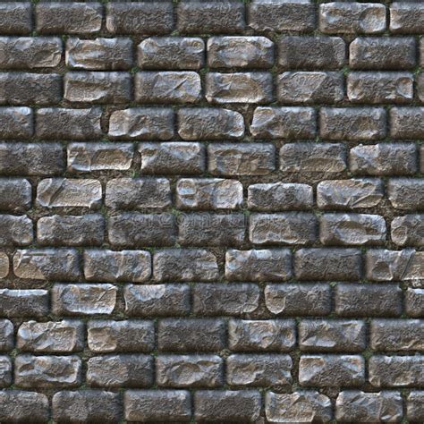 Seamless Stone Brick Wall Stock Illustration Illustration Of Built
