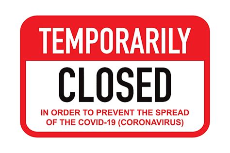 Temporarily Closed Vector Closed Close Closed Sign Png And Vector