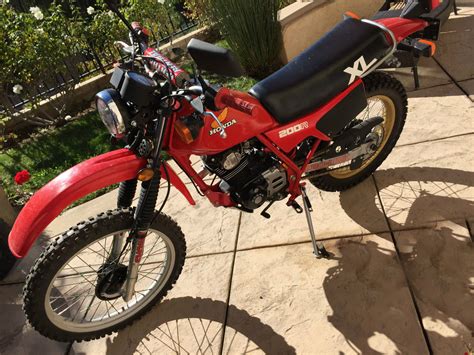 1984 Enduro Street Legal Motorcycle Vintage Honda Xl200r Dual Sport