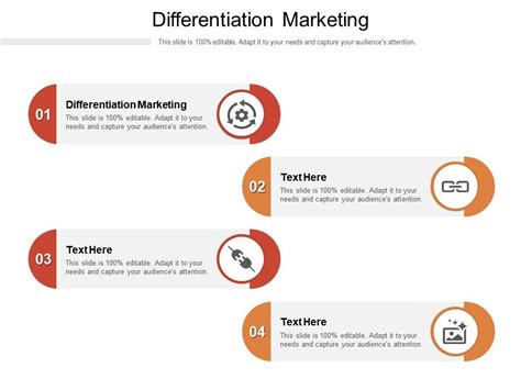 Differentiation Marketing Ppt Powerpoint Presentation Pictures Graphics