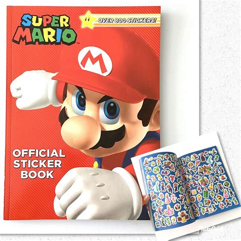 Super Mario Official Sticker Book Topix