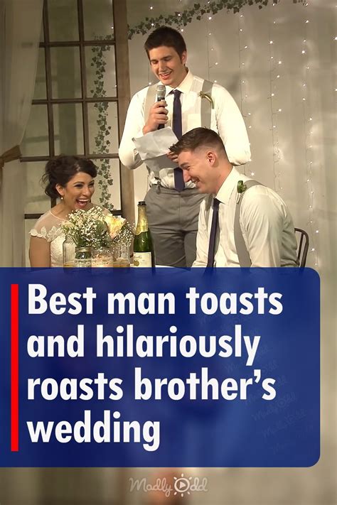 Best Man Toasts And Hilariously Roasts Brothers Wedding Artofit
