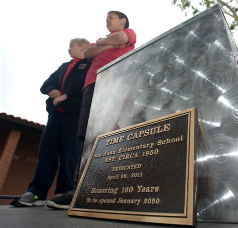 Historic San Juan School Buries Time Capsule Orange County Register