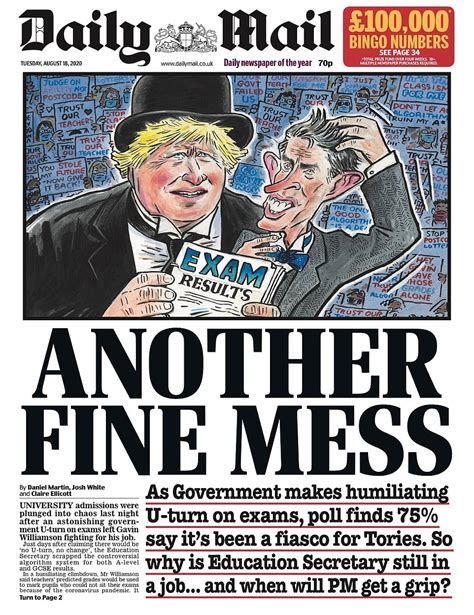 Will gore the daily mail and the daily express could save us from a hard brexit. Clown' Gavin Williamson is savaged by British press over ...