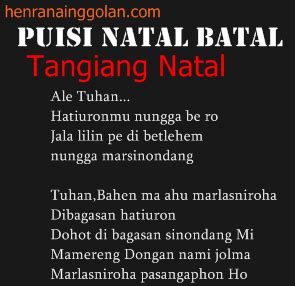 Baca manga dan manhwa favorit anda yang diterjemahkan ke dalam bahasa indonesia online di mangadropout, sepenuhnya gratis dan diperbarui setiap hari. 20+ Inspirasi Drama Natal Bahasa Batak Toba - Zee Blog's