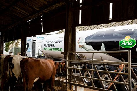 UK dairy cooperative powers milk trucks with manure - Darigold