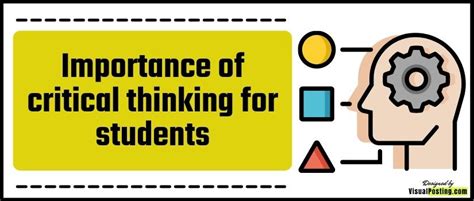 Significance Of Critical Thinking For Students Key Benefits