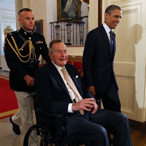 President George Hw Bush Honored At White House Ncpr News