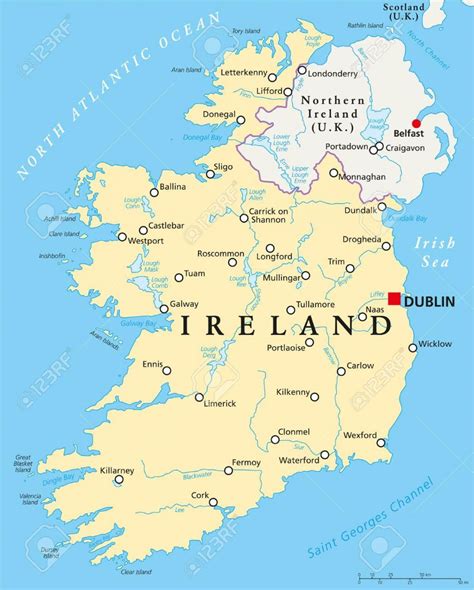 dublin carte irlande voyages cartes