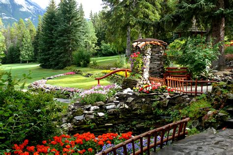 City Park De Banff Canad Full Hd Wallpaper And Background Image