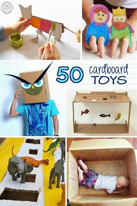 50 Things You Can Do With A Cardboard Box Activities For Kids Craft