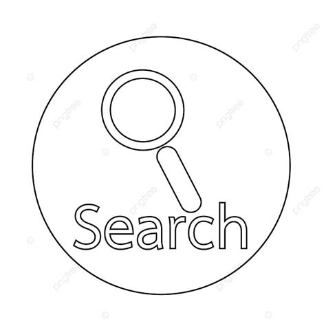 Icono De Busqueda Search Icono Símbolo Png Y Vector Para Descargar