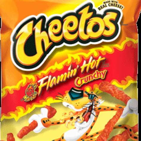 Lister Cheetos Flamin Hot Crunchy Logo Frisk