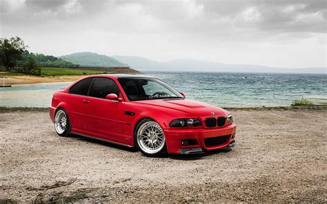 Bmw M3 E46 Red Coupe Exterior E46 Tuning Red Bmw M3 E46 German