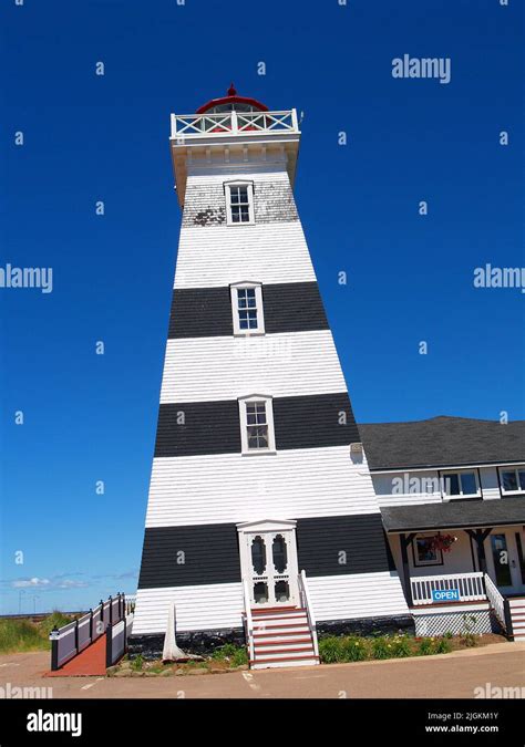 West Point Lighthouse Prince Edward Island Stock Photo Alamy