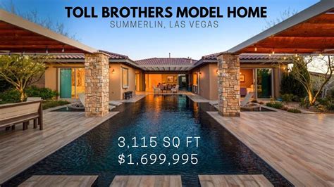 Las Vegas Home Tour Toll Brothers Model Home Sq Ft M