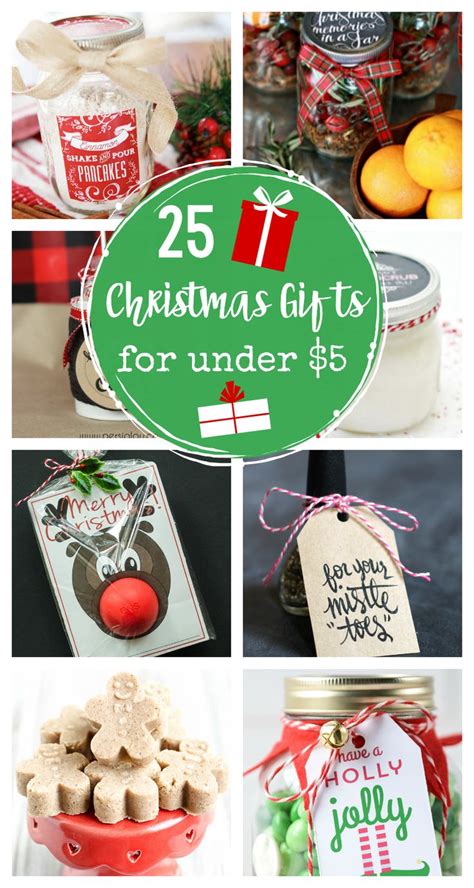 25 Christmas Gifts for Under $5 for Neighbors and Friends  Crafty