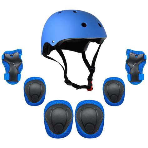 7pcs Kids Protector Swegway Gear Safety Helmet Children Knee Elbow Pad