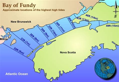 Bay Of Fundy Blog Nifty Bay Of Fundy Tide Height Map