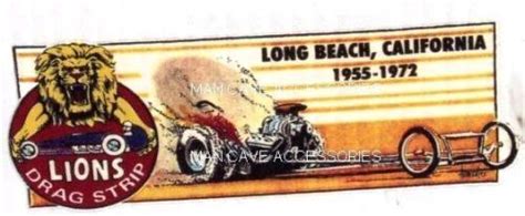 Lions Drag Strip Long Beach Ca Vinyl Decal Sticker Nhra Ihra 4079 Ebay