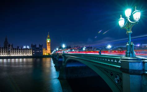 Download Wallpapers Westminster Bridge Big Ben 4k Thames River