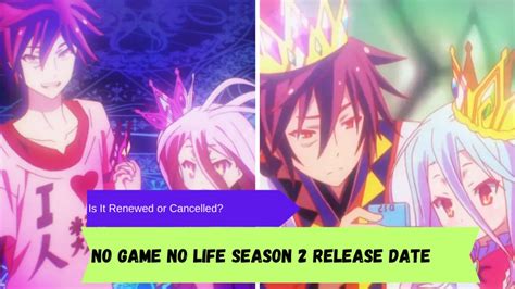No Game No Life Season 2 Release Date And Cast