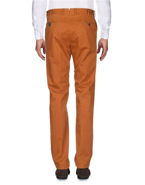 Pt01 Casual Pants In Brown For Men Lyst