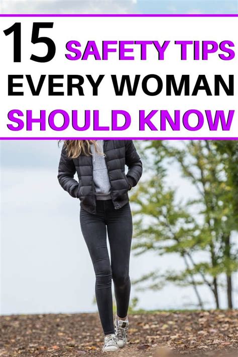 15 Personal Safety Tips Every Woman Should Know Safety Tips Personal