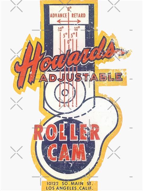 Howards Cams Sticker For Sale By Retrorockit Redbubble
