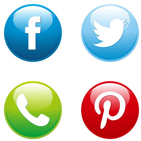 Social Media Icon Pack Png Free Download Redes Sociales Iconos