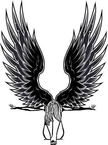 Fallen Angel Clipart Image