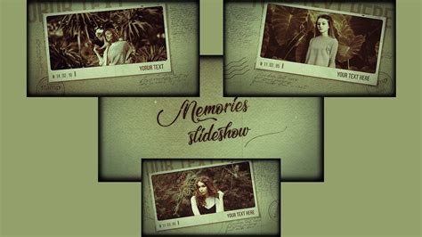 Memories Slideshow Free Download After Effects Templates Youtube