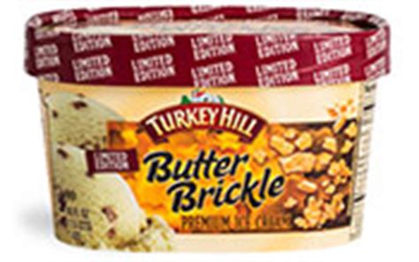 Butter Brickle Limited Edition Premium Ice Cream Turkey Hill Dairy