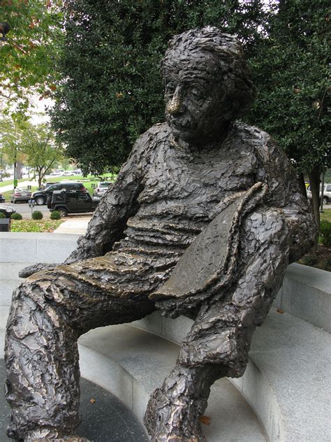 The Albert Einstein Statue At The National Academy Of Sciences Located