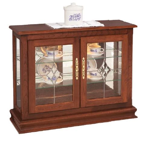 Small Console Curio Cabinet Display Case From Dutchcrafters Amish