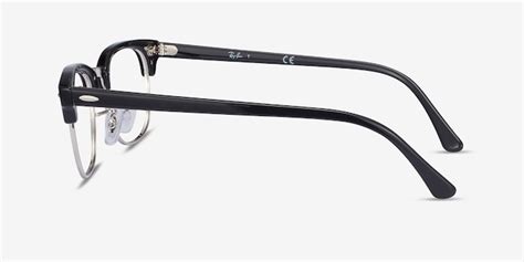 ray ban rb5154 browline black frame eyeglasses eyebuydirect