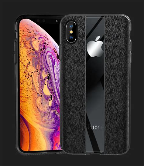 Official Original Case For Iphone Xs Max Rubber Style Clear Phone Back