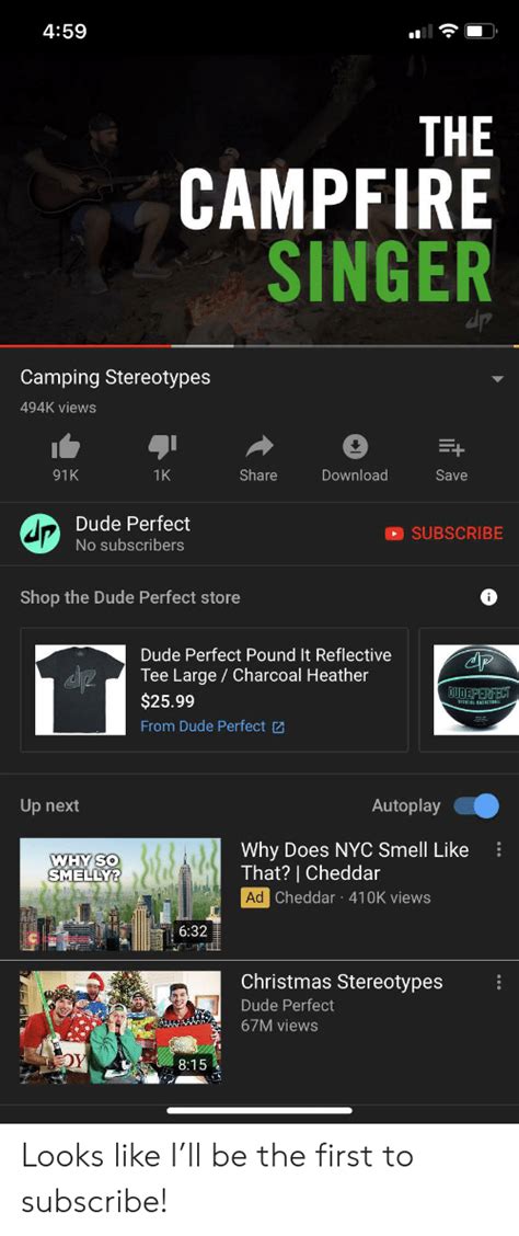 459 The Campfire Singer Camping Stereotypes 494k Views 1k Share