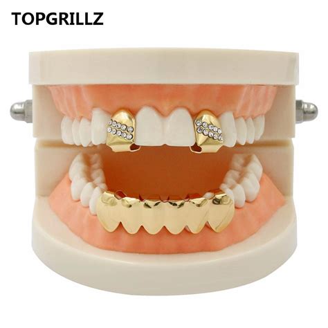 Aliexpress Buy Topgrillz Hip Hop Grillz Yellow Gold Color Plated