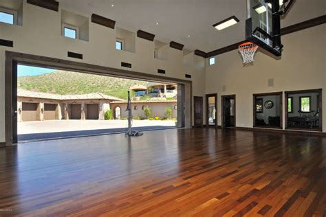 Garage Basketball Court Home Basketball Court House House With