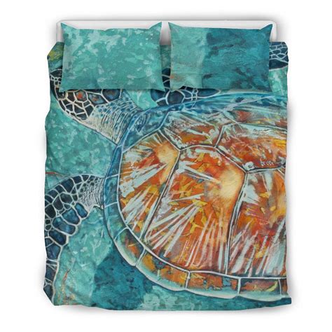 MAGICAL SEA TURTLE BEDDING SET | Bedding set, Quilt sets bedding, Bedding sets