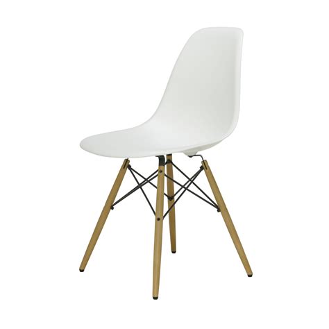 Find great deals on ebay for eames plastic side chair. Eames Plastic Side Chair Stuhl DSW mit Filzgleitern weiss ...