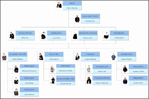 Hierarchy Chart Software Make Hierarchy Charts With Free Templates