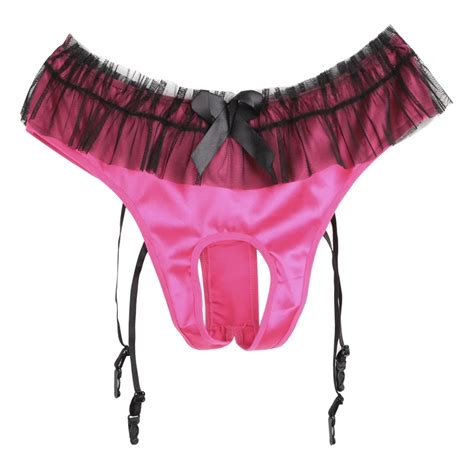 sexy women garters underwear thong open crotch girl panti briefs underwear garter in garters