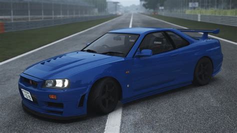 Assetto Corsa Nissan Skyline GT R R34 With 1100hp Test YouTube